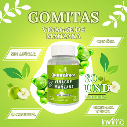 Vinagre De Manzana Goma X60und Fitovit