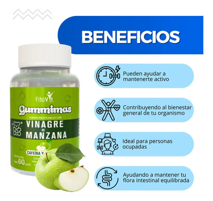 Vinagre De Manzana Goma X60und Fitovit
